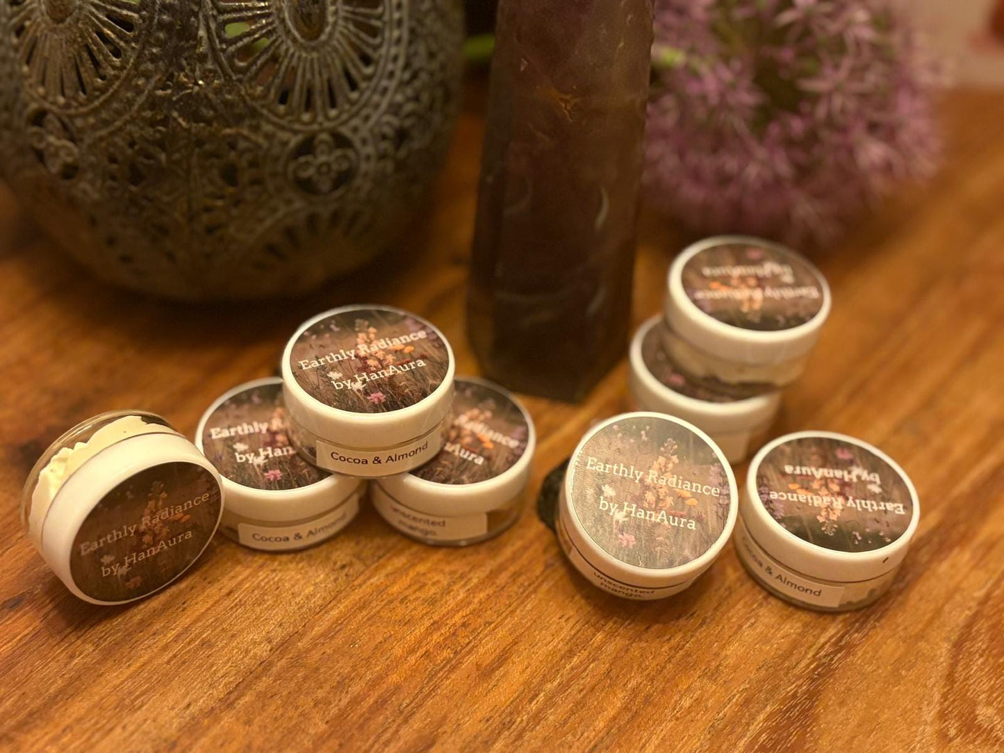 Tester Pots for Our Organic Butters