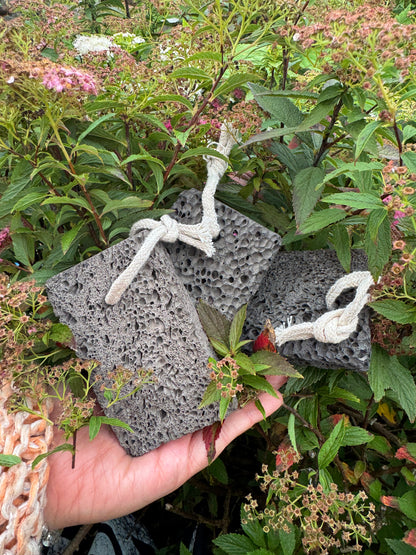 Exfoliating Volcanic Rock Foot Stone